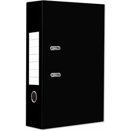 3 x Black A4 Large 75mm Lever Arch Files Folders Metal Edge & Finger Pull Stationery Document Storage Paper Office School