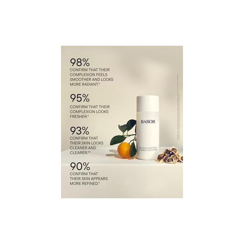 Babor Cleansing Enzyme Cleanser, Enzyme-Based Cleansing and Exfoliating Powder, with
