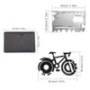 0XBIT Useful Gadget 2 Piece Multi Tool Keychain Multitool Card
