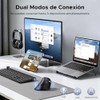 UGREEN Mouse Vertical Inalámbrico Ergonómico, Bluetooth 2.4Ghz