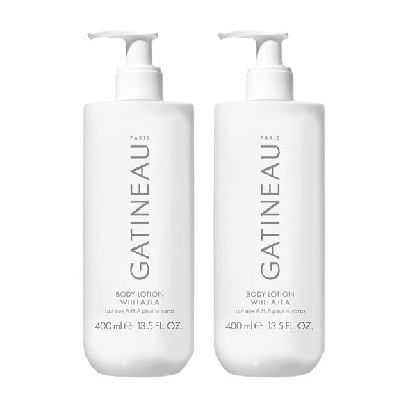 Gatineau - AHA Body Lotion Duo Pack Moisturising for Dry Skin (400ml x 2 Bottles)