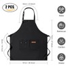 WENYA 2 Pack Kitchen Apron for Women, Unisex Adjustable Cooking