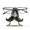 Nose Shaped Eyeglasses Holder Iron Nose and Mustache Shaped Eye
