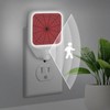 Spiders Web Red Plug-in Led Night Light,Adjustable Brightness Warm White