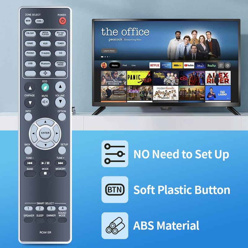 RC041SR Remote Control Replacement fit for Marantz Network Audio Receiver