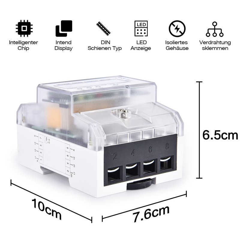 230 / 400 V 5-100 A Electricity Meter, 3 Phase