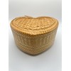 MIracle Thai Enterprises Heart Shaped Bamboo Basket for Sticky Rice