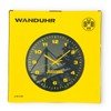 Borussia Dortmund BVB Wanduhr, Stadion-Design, 30 cm Durchmesser, Schwarz-Gelb