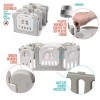 Play22 Foldable Baby Playpen 14 Panel - Kids Safety Activity