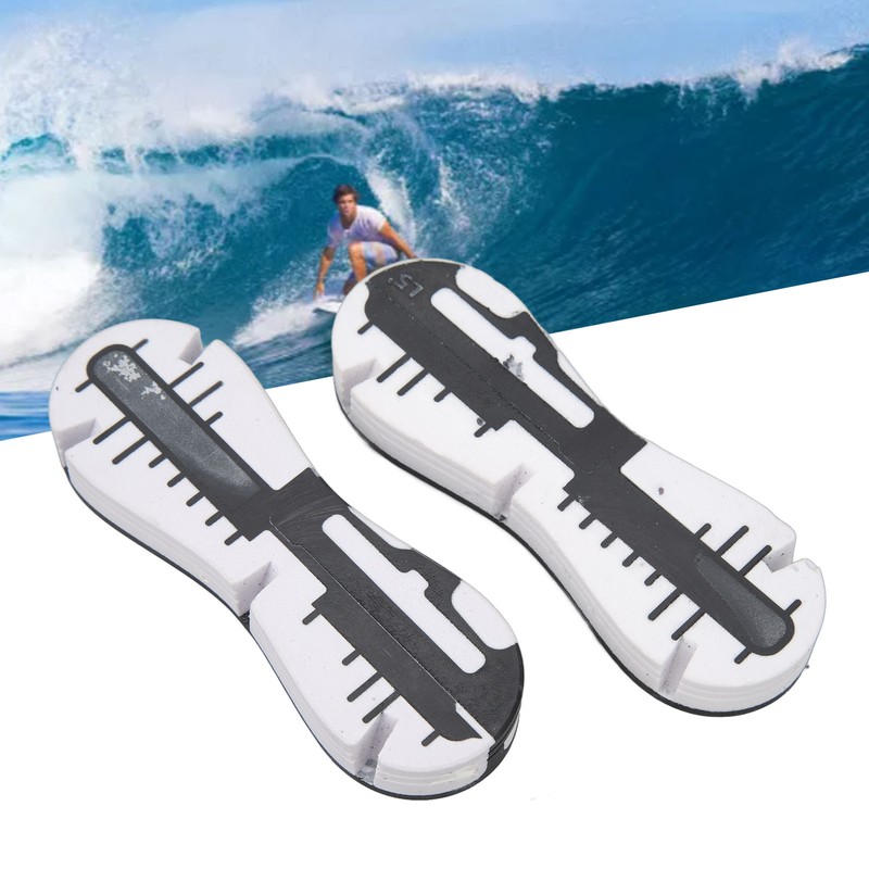 5 Degree Fins Box Surfing Board Round Cup Grid Black