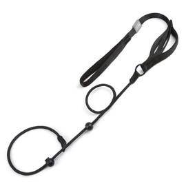 Dog Leash Slip Dog Leash Adjustable Slip Lead One-Piece Adjustable Dog Training Leash No Pull Training Lead Leashes and Collar P-Leash Pet Leash for Medium and Large Dog Black