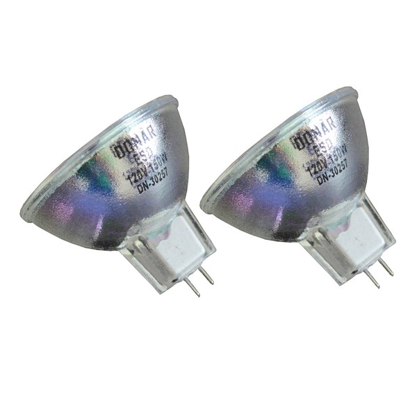 Donar 2pcs ESD 120V 150W Bulb for Wallach Tristar 906057 906043 Zoomstar Microscope Replacement Halogen Lamp
