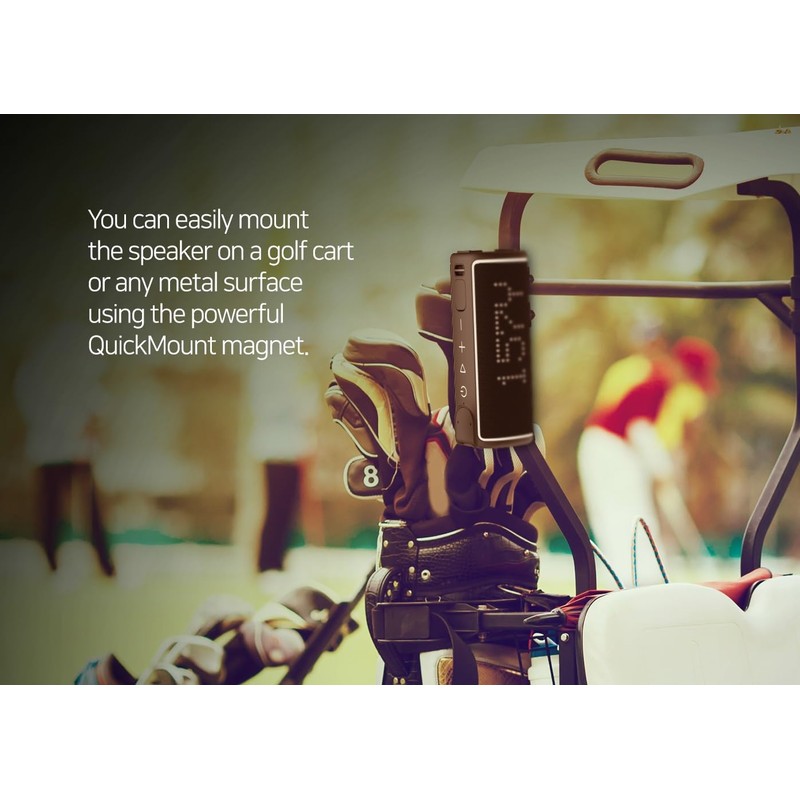 GOLFBUDDY Voice XL Magnetic Golf GPS Speaker - Distances Visible,