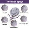 HAMOLER Wall Mount Shower Slide Bars with Handheld Shower Head