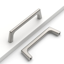 Coinkoly 10 Pack 3-3/4"(96mm) Brushed Satin Nickel Cabinet Pulls Kitchen Cabinet Handles Drawer Dresser Handle Cupboard Hardware for Cabinets