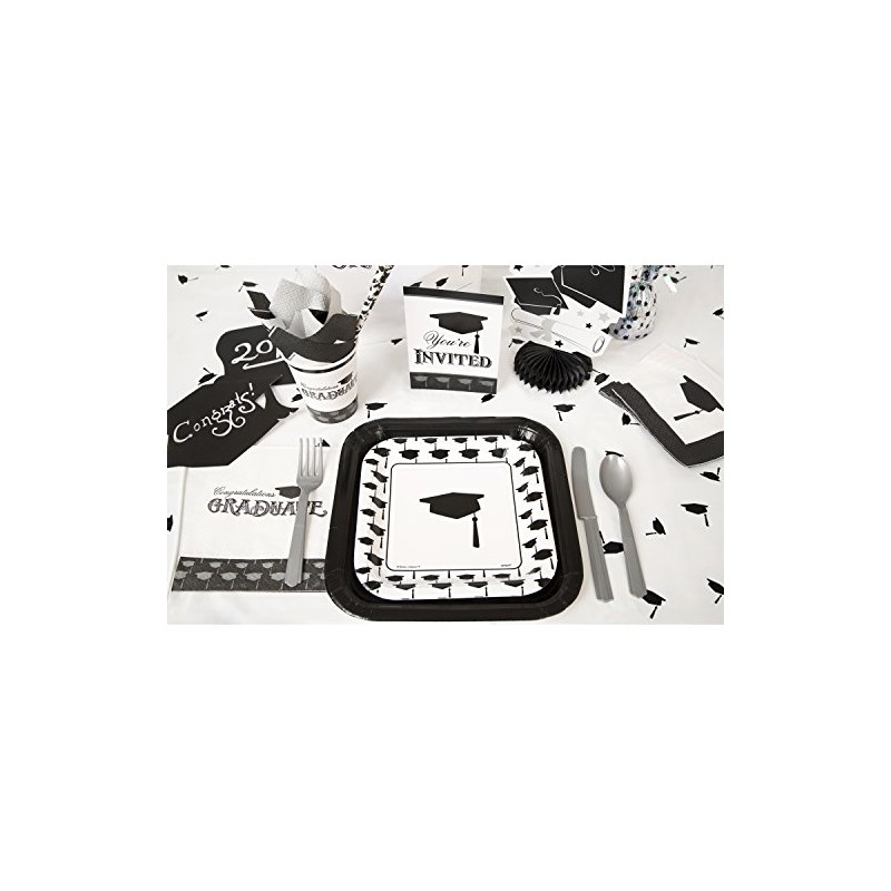 9oz Classic Graduation Party Cups, 8ct