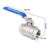 U.S. Solid 3/4 Inch DN20 Ball Valve - 304 Stainless