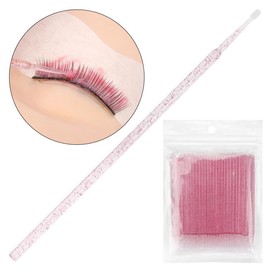 Generic 500 Pcs Microswabs - Micro Applicator Brush Replacements for Eyelash Extensions