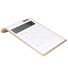 Solar Calculator, Lcd Display Easy To Read Slim Elegant Desk