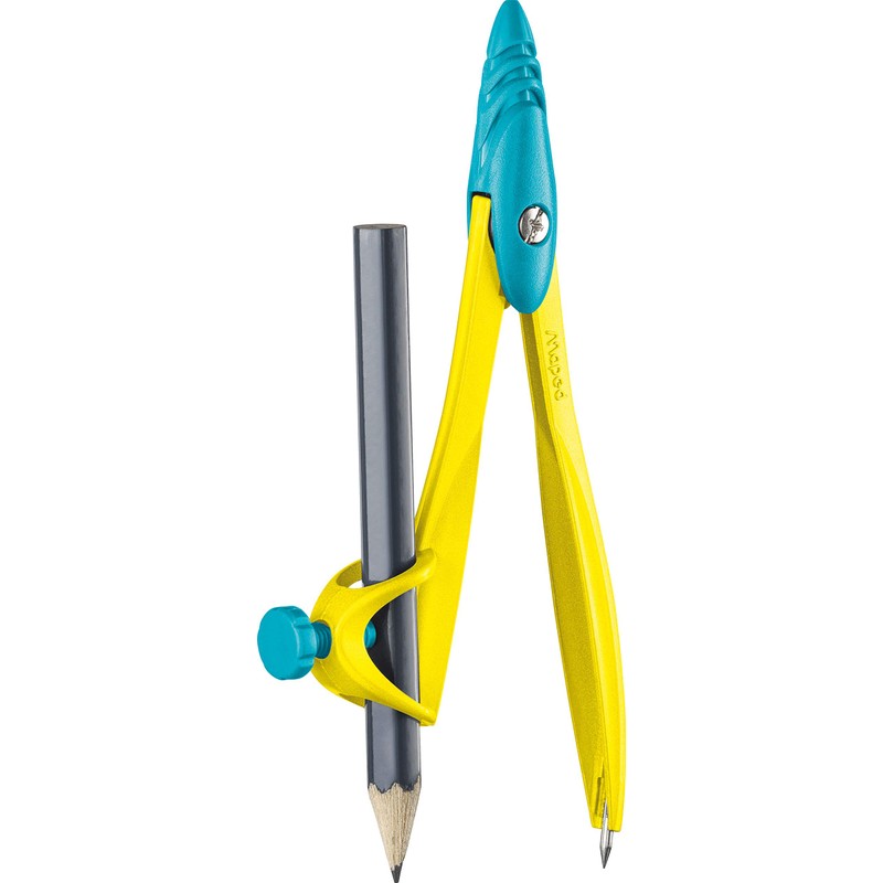 Maped Compass Study Pop Holder Box CD, Assorted Colours (194102)