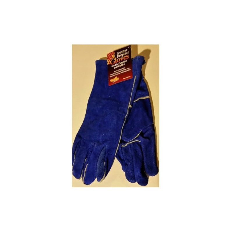 Campfire Fire Place Tender Gloves (Strong Heavy Leather)(Colors May Vary)