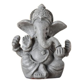 Zen'Light SBG Ganesha Grey Stone Statue 8 x 6 x 12 cm