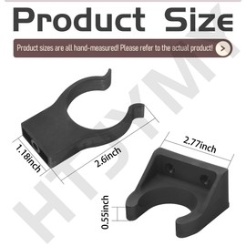 Wall Mount Holder for Dyson Stick Wand Tube V15 V11 V10 V8 V7 Stick Vacuum Cleaner Black, Space-Saving