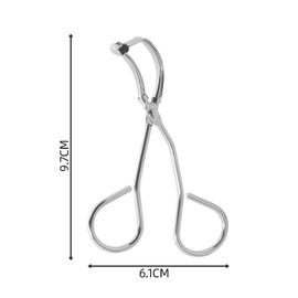 Partial Eyelash Curler Eyelash Curler Long Lasting Easy to Use Portable Durable Women Silver