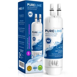 Pureline EDR1RXD1 Water Filter Replacement for Everydrop® Filter 1, W10295370A, P8RFWB2L, P4RFWB, EDR1RXD1B, Kenmore® 46-9081, 46-9930 Refrigerator Water Filter