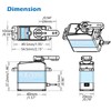 Wishiot DS3235 35KG Coreless Digital Servo Motor High Torque Waterproof