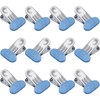 PHITUODA 12 Pack Chip Bag Clips with Silicone Edges, 1.5