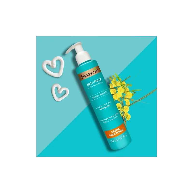 Biometik Crema Para Peinar Anti Frizz 200ml