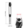 QWORK® Wood Plug Cutter Wood Dowel Maker Drill Bit, 8mm