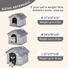 Jiupety Indoor Dog House for Small Dog, Dog Cave Bed