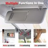 ZONFANT Left Driver Side Sun Visor with Light Compatible with