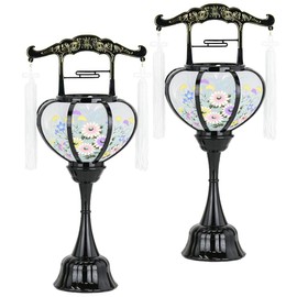 Buddhist Altar Placemats on Shelves, Set of 2, Pin-lanterns, Extra Small, Pair 6510, Electric, For Gifts, Mini & Compact, Bon Lanterns, Lanterns, Obon Hatsu-Bon, Shinbon