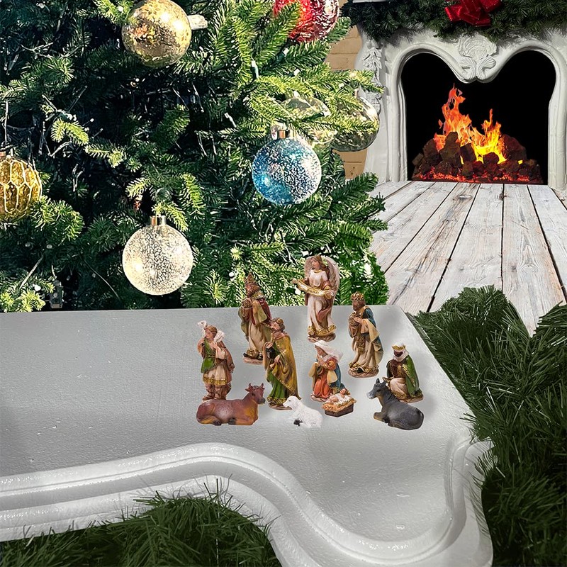 Kurt Adler 6" Nativity Set with 11 Figures