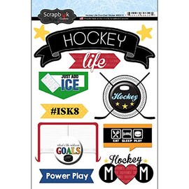 Hockey Life Doo-Dads Scrapbook Stickers (60610)