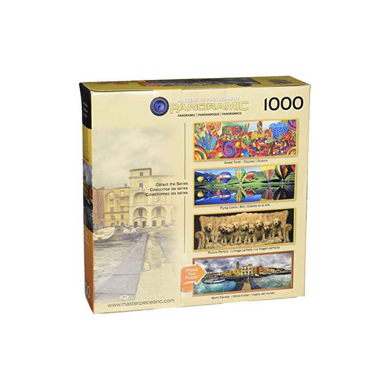 MasterPieces World Traveller Panoramic Jigsaw Puzzle, 1000-Piece