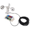 Wind Speed Alarm Device 3 Fan Blades Tower Crane Anemometer