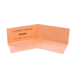 Schluter KERDI-KERECK Inside Corner Shower Bench Membrane - 4 Mil Thickness - Preformed Seamless Corners Triangular Shower Benches and Neo-Angle Showers - 2-Pack - KERECK135FI2