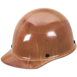 MSA Skullgard Cap Style Safety Hard Hat, Staz-on Pinlock, 350F, Natural Tan