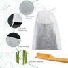 Worldity 1000 bolsas de té desechables para té de hojas