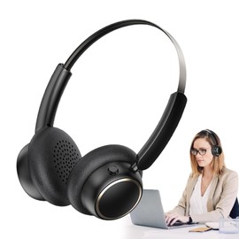 Wireless Headset - Noise Canceling Music Listening Headset,Metal Earphones Comfortable Audio All-Day Use for Gym Commuting Running Cycling Entertainment