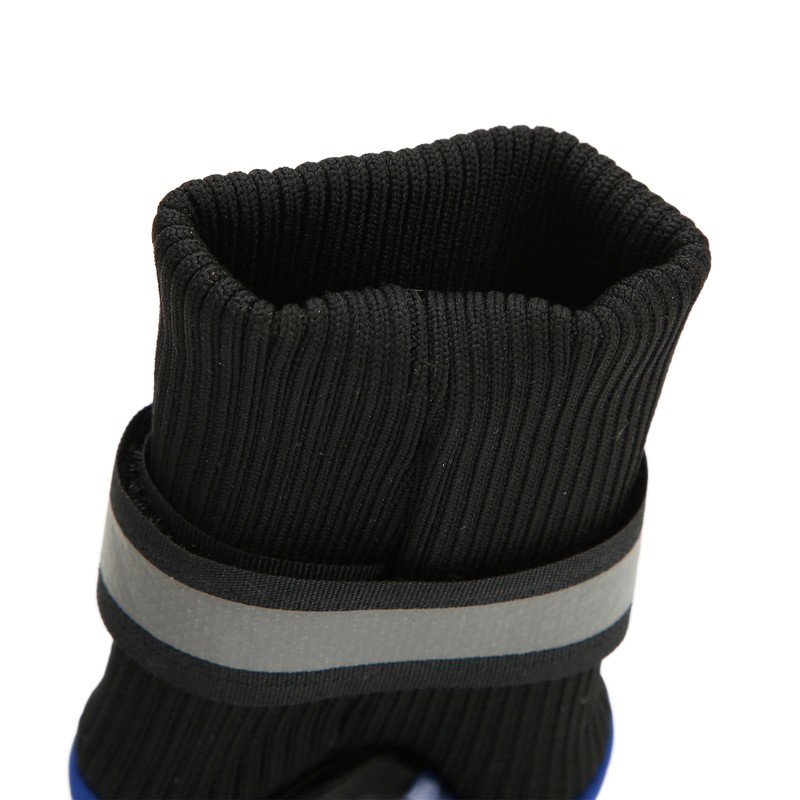 4Pcs Dog Boots Waterproof Pet Booties Reflective Breathable Wearproof High