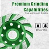 KY Retail 4 1/2 Inch Diamond Concrete Grinding Wheel 12-Segment