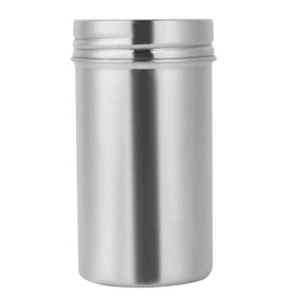 Sealed Container, 304 Stainless Steel Sealed Storage Jar Portable Tea Coffee Beans Container Large for travel outdoor camping(Large (14.4x10.6x1in))