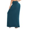 EXCHIC Women's Bohemian Style Print/Solid Elastic Waist Long Maxi Skirt