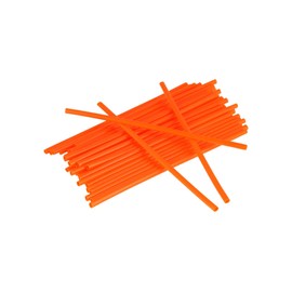 Set: 36x Spoke Covers Neon-Orange, Spoke Guards, Length 180mm