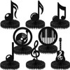 8 Pcs Music Party Honeycomb Centerpieces Music Centerpieces for Table